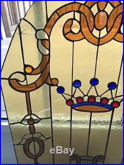 Stained Glass Panel, Regina Music Box