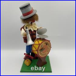 Steinbach Volkskunst Music Box Clown Tested Working No Smoke Vintage Original Steinbach Volkskunst Music Box Clown Tested Working No Smoke Vintage Original
