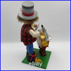 Steinbach Volkskunst Music Box Clown Tested Working No Smoke Vintage Original Steinbach Volkskunst Music Box Clown Tested Working No Smoke Vintage Original