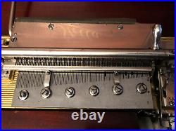 Stella Grand Double Comb Disk Music Box With Drawer and Matching Storage Cabinet