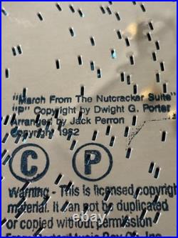 Swan Porter music box with matching cabinet, multiple discs. Meticulously loved