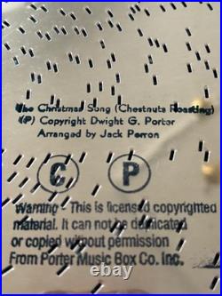 Swan Porter music box with matching cabinet, multiple discs. Meticulously loved