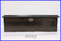 Swiss Antique Cylinder Painted Music Box, Wien Bleibt Wien #50798