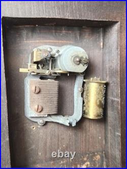 Swiss Blackforest Bear Foot Stool Music Box Signed Huber-Aeschimann Provenance