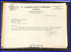 Swiss Blackforest Bear Foot Stool Music Box Signed Huber-Aeschimann Provenance