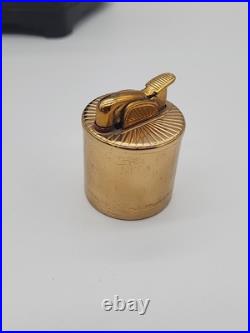 Swiss Harmony Roundelay Musical Cigarette \ Lipstick Carousel Music Box, C 1950 Swiss Harmony Roundelay Musical Cigarette \ Lipstick Carousel Music Box, C 1950