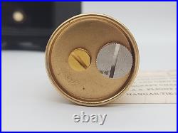 Swiss Harmony Roundelay Musical Cigarette \ Lipstick Carousel Music Box, C 1950 Swiss Harmony Roundelay Musical Cigarette \ Lipstick Carousel Music Box, C 1950