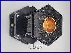 Swiss Harmony Roundelay Musical Cigarette \ Lipstick Carousel Music Box, C 1950 Swiss Harmony Roundelay Musical Cigarette \ Lipstick Carousel Music Box, C 1950