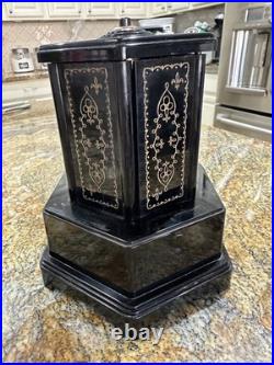 Swiss Harmony The Roundelay Music Box Cigarette/Lipstick Vanity red Carousel Swiss Harmony The Roundelay Music Box Cigarette/Lipstick Vanity red Carousel