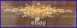 Swiss Music Box Marque De Fabrique MF 1840 Cylinder 6 Airs Antique Needs Repair