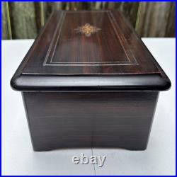 Swiss Music Box Marque De Fabrique MF 1840 Cylinder 6 Airs Antique Needs Repair