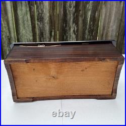 Swiss Music Box Marque De Fabrique MF 1840 Cylinder 6 Airs Antique Needs Repair