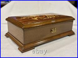 Swiss REUGE 3/72 Music Box Exquisite Grain and Marquetry Tara's Theme FULL VID