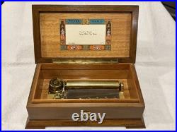 Swiss REUGE 3/72 Music Box Exquisite Grain and Marquetry Tara's Theme FULL VID