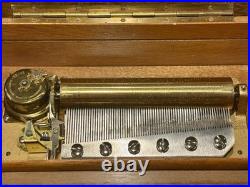 Swiss REUGE 3/72 Music Box Exquisite Grain and Marquetry Tara's Theme FULL VID