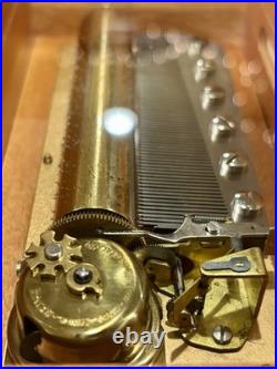 Swiss REUGE 3/72 Music Box Exquisite Grain and Marquetry Tara's Theme FULL VID