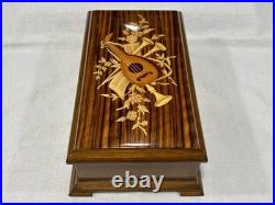 Swiss REUGE 3/72 Music Box Exquisite Grain and Marquetry Tara's Theme FULL VID
