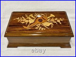 Swiss REUGE 3/72 Music Box Exquisite Grain and Marquetry Tara's Theme FULL VID