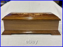 Swiss REUGE 3/72 Music Box Exquisite Grain and Marquetry Tara's Theme FULL VID