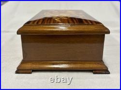 Swiss REUGE 3/72 Music Box Exquisite Grain and Marquetry Tara's Theme FULL VID