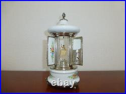 Swiss Reuge Dancing Ballerina Music Box Carousel. Lipstick. The Godfather theme