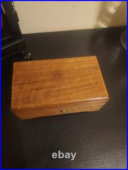 Swiss THORENS (pre-Reuge) 4/50 Shield Music Box, WOOD ART SERIES motzart VIDEO