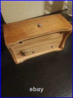 Swiss THORENS (pre-Reuge) 4/50 Shield Music Box, WOOD ART SERIES motzart VIDEO