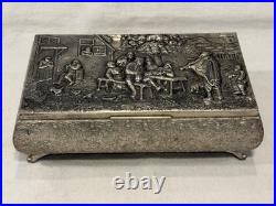 Swiss THORENS (pre-Reuge) 6/41 Music Box, Deep Relief Metal Classics FULL VID