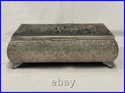 Swiss THORENS (pre-Reuge) 6/41 Music Box, Deep Relief Metal Classics FULL VID