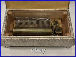 Swiss THORENS (pre-Reuge) 6/41 Music Box, Deep Relief Metal Classics FULL VID