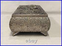 Swiss THORENS (pre-Reuge) 6/41 Music Box, Deep Relief Metal Classics FULL VID