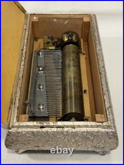 Swiss THORENS (pre-Reuge) 6/41 Music Box, Deep Relief Metal Classics FULL VID