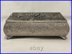 Swiss THORENS (pre-Reuge) 6/41 Music Box, Deep Relief Metal Classics FULL VID