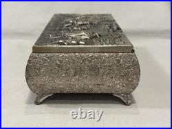 Swiss THORENS (pre-Reuge) 6/41 Music Box, Deep Relief Metal Classics FULL VID