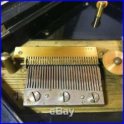 Symphonion Disc Music Box 30 Valve W Double Comb Antique19th Century Working x1