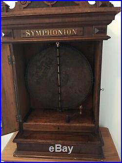 Symphonion Upright Coin- Op Disc Music Box