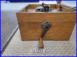 Symphonion antique music box 19th Century 10 Disks -Reduced/Free Shipping added
