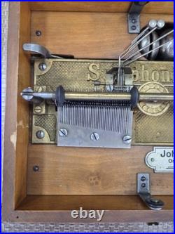 Symphonion antique music box 19th Century 10 Disks -Reduced/Free Shipping added