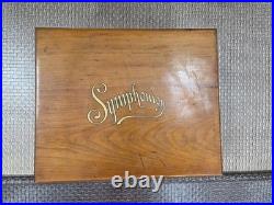 Symphonion antique music box 19th Century 10 Disks -Reduced/Free Shipping added
