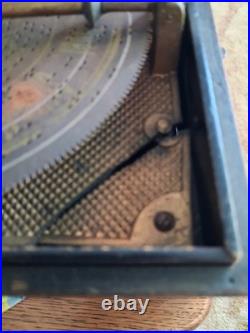 Symphonion antique music box 19th Century Disc Playing Music Box