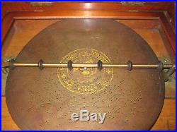 Symphonium Walnut cased Music Box 1900 serial #215513
