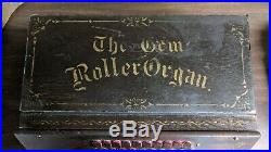 THE GEM ROLLER ORGAN with 3 Cobs working nice shape