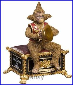 THE SAN FRANCISCO MUSIC BOX COMPANY Phantom of The Opera Musical Monkey Figurine