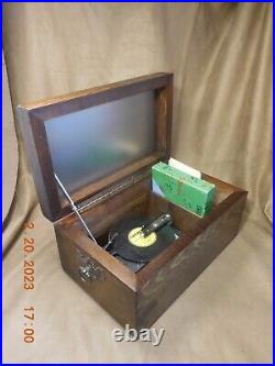 THORENS BICENTENNIAL LIBERTY BELL AD-30 MUSIC BOX With 5 4-1/2 DISCS (SEE VIDEO)
