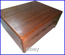 THORENS Wooden Music Box With 11 Discs. 5 Christmas & 7 Classics Tunes, Working