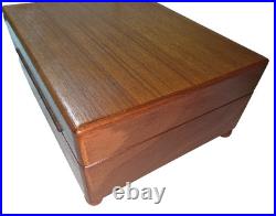 THORENS Wooden Music Box With 11 Discs. 5 Christmas & 7 Classics Tunes, Working