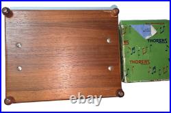 THORENS Wooden Music Box With 11 Discs. 5 Christmas & 7 Classics Tunes, Working