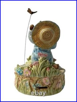TOM KITTEN Au Clair De La Lune BEATRIX POTTER Music Box Hand Painted BOXED