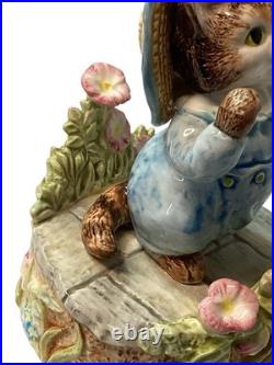 TOM KITTEN Au Clair De La Lune BEATRIX POTTER Music Box Hand Painted BOXED