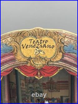 Teatro Veneziano Venetian Theatre Handmade By Danilo Sartoni TE24MC Music Box